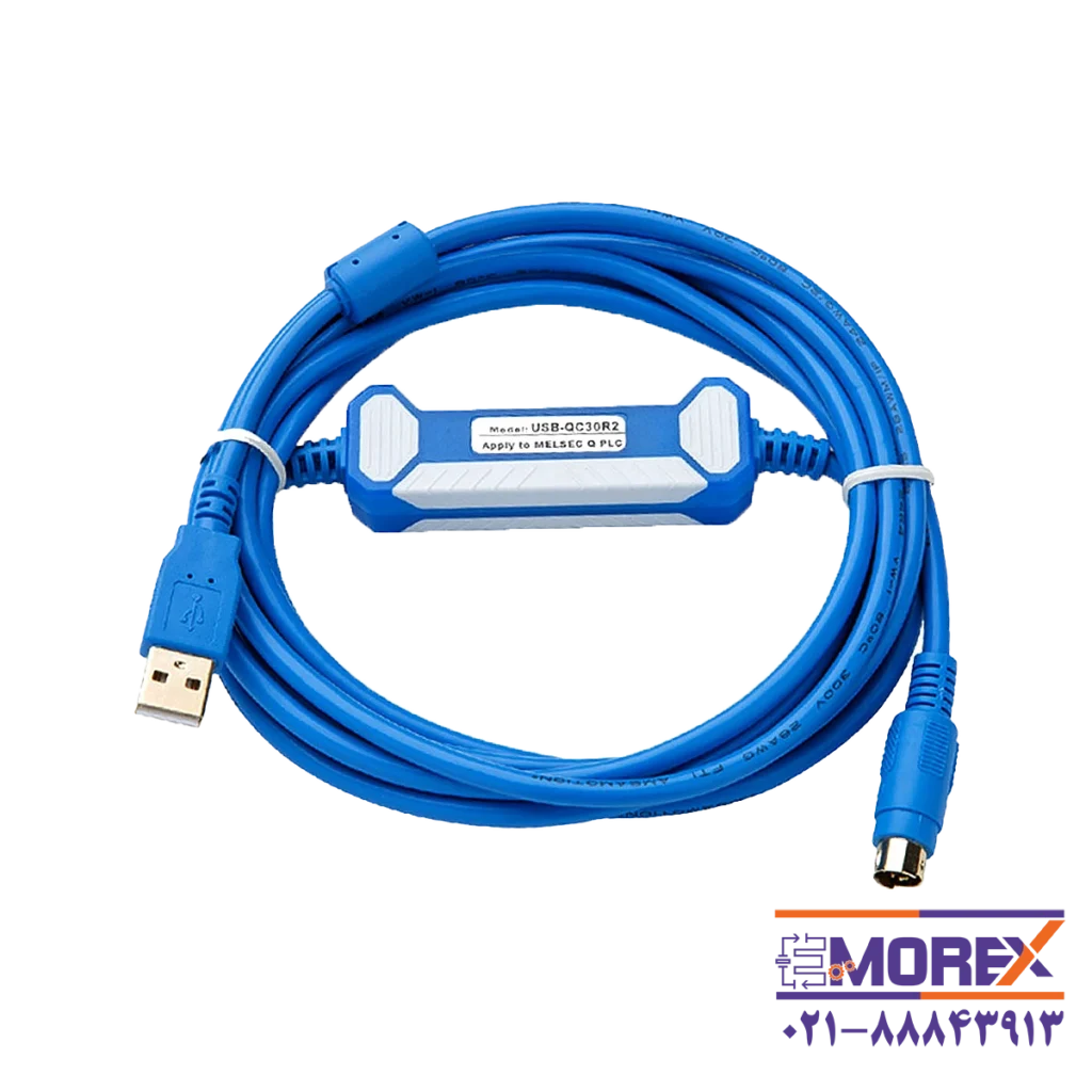 کابل پروگرام آمساموشن | AMSAMOTION مدل Mitsubishi PLC کد USB-QC30R2