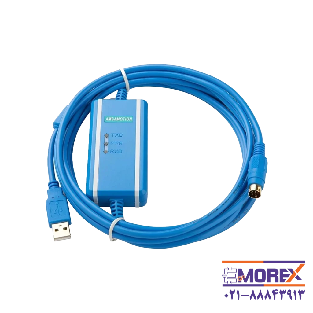 کابل پروگرام آمساموشن | AMSAMOTION مدل Delta PLC کد +USBACAB230