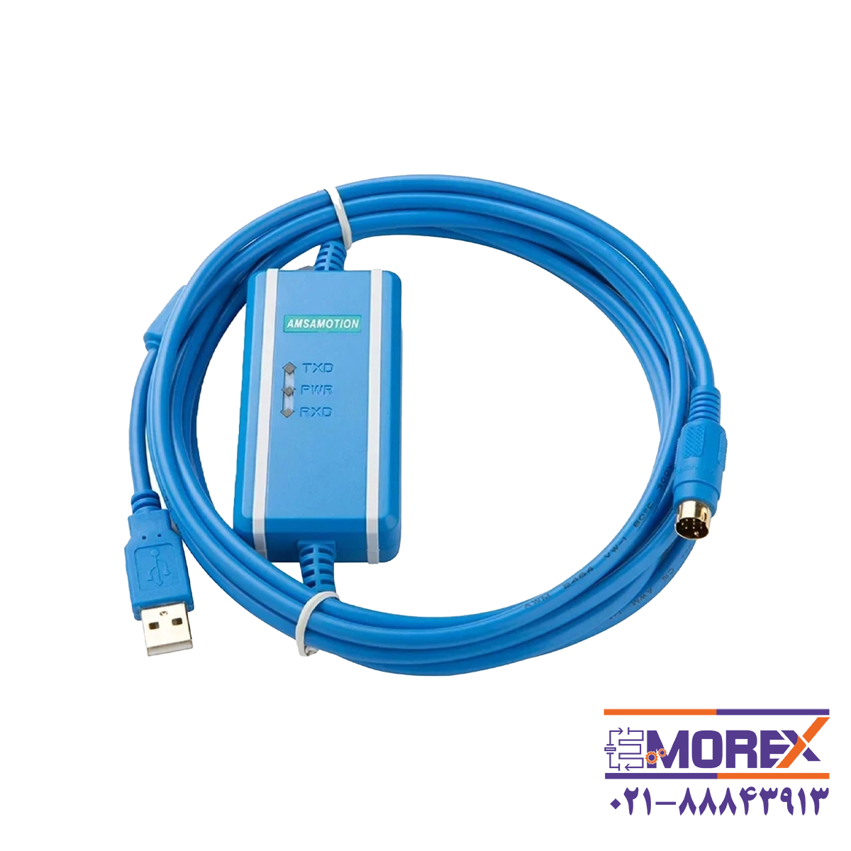کابل پروگرام آمساموشن | AMSAMOTION مدل Delta PLC کد +USBACAB230
