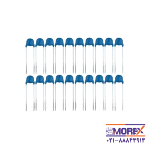 خازن سرامیکی ولتاژ بالا مدل 220PF 15KV بسته 20 عددی