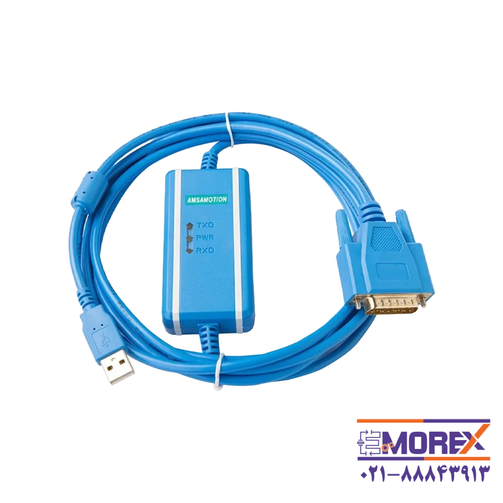 کابل پروگرام آمساموشن | AMSAMOTION مدل Ge Fanuc PLC کد IC690USB901