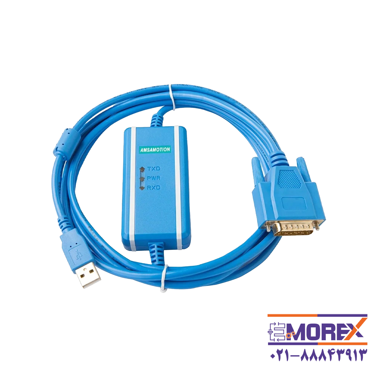 کابل پروگرام آمساموشن | AMSAMOTION مدل Ge Fanuc PLC کد IC690USB901