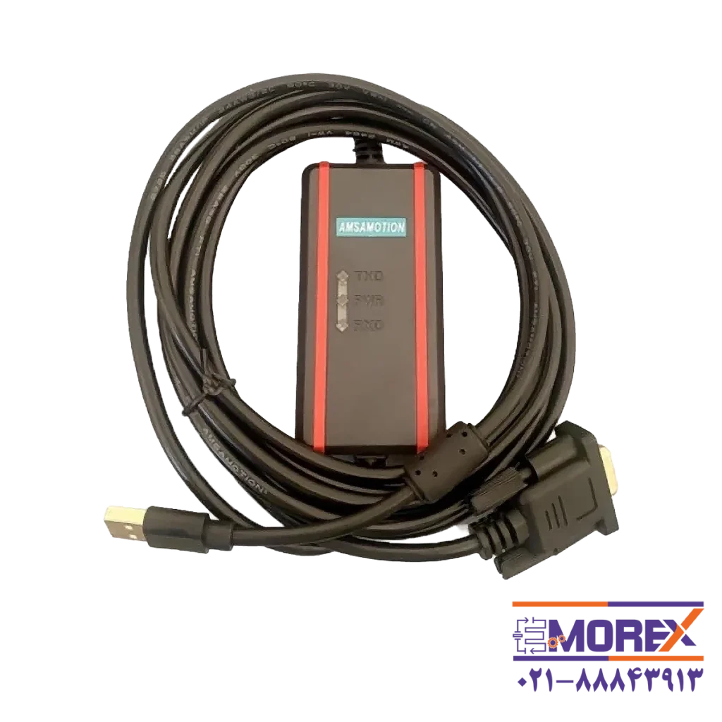 کابل پروگرام آمساموشن | AMSAMOTION مدل Omron PLC کد USB-CIF31+