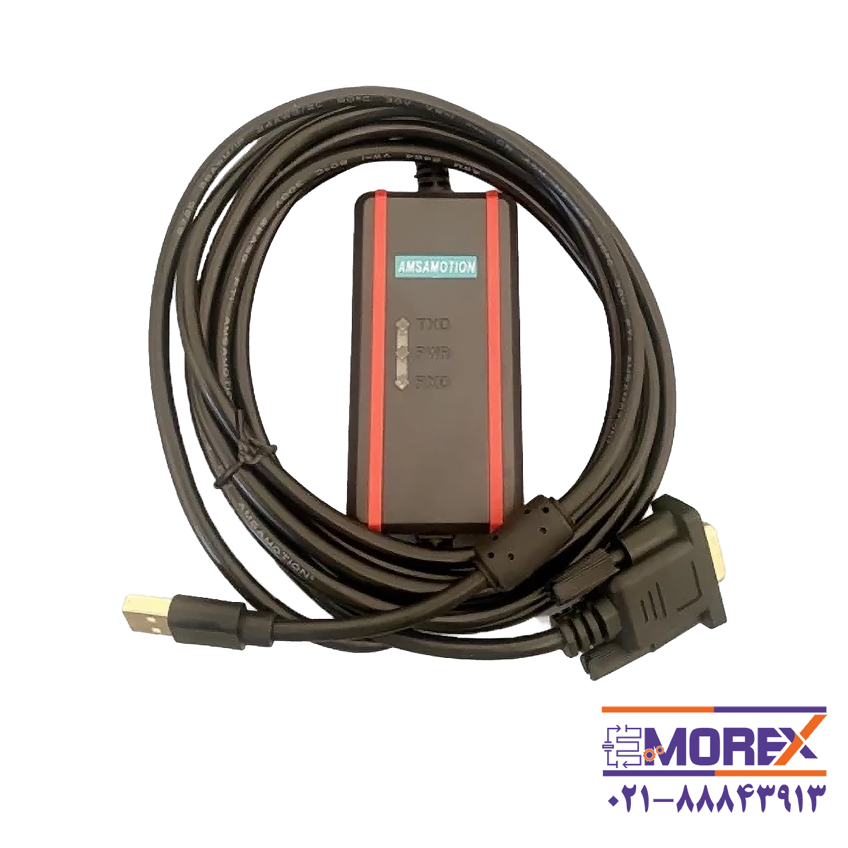 کابل پروگرام آمساموشن | AMSAMOTION مدل Omron PLC کد USB-CIF31+