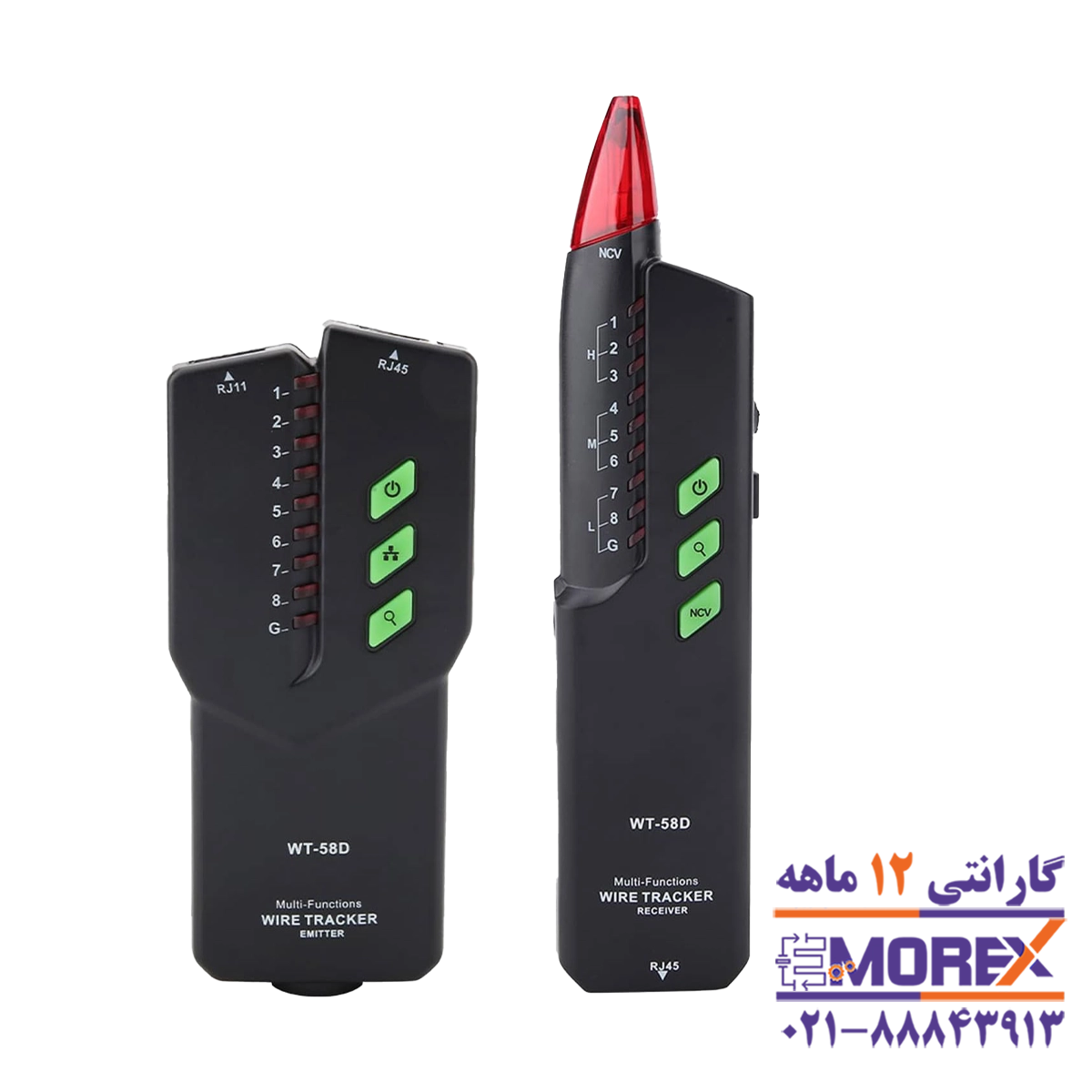 تستر کابل شبکه و ردیاب ولتاژ مستک | MESTEK مدل WT-58D