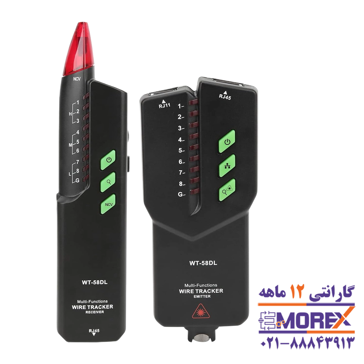 تستر کابل شبکه و ردیاب ولتاژ مستک | MESTEK مدل WT-58DL