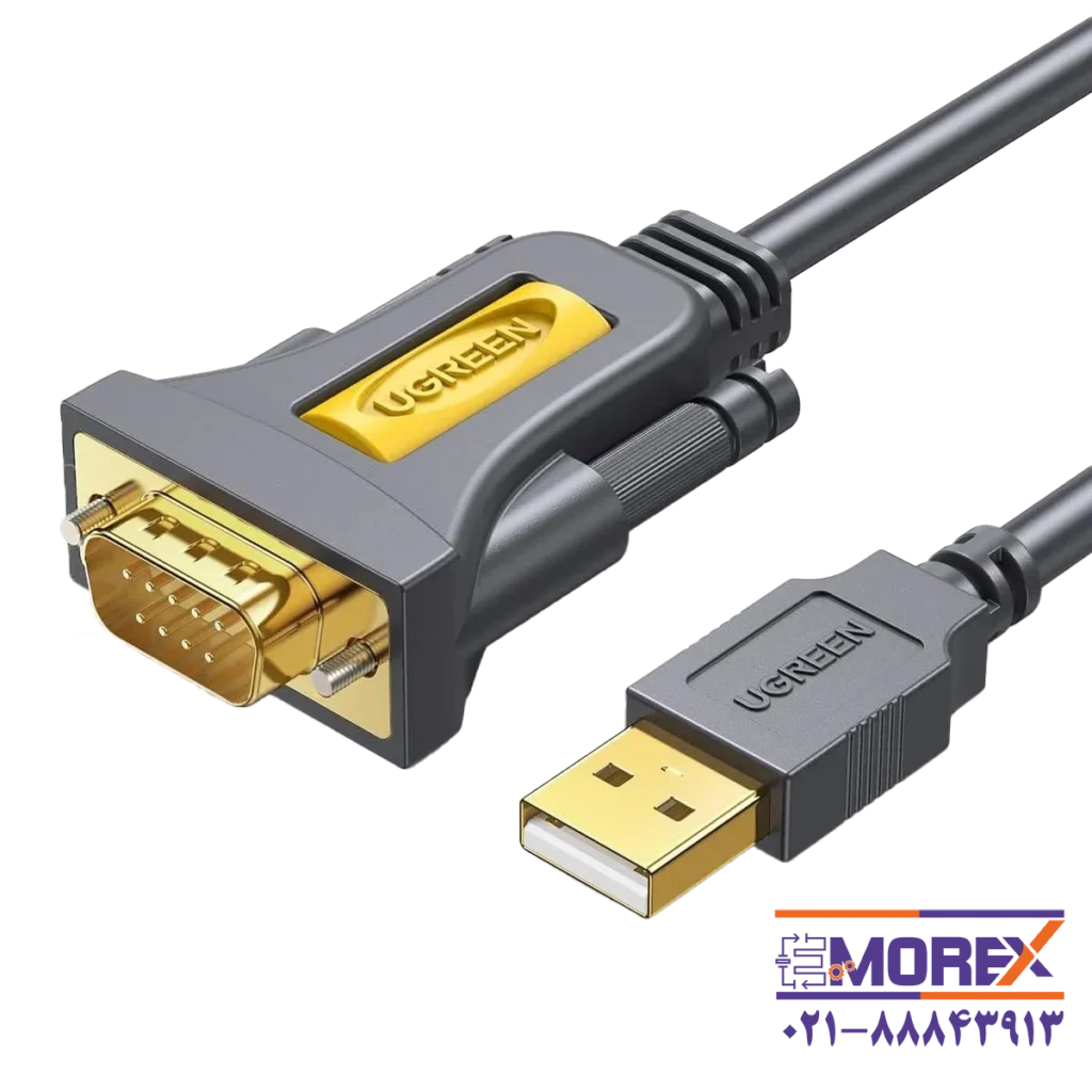 کابل مبدل USB به DB9-RS232 یوگرین | UGREEN مدل CR104-20210