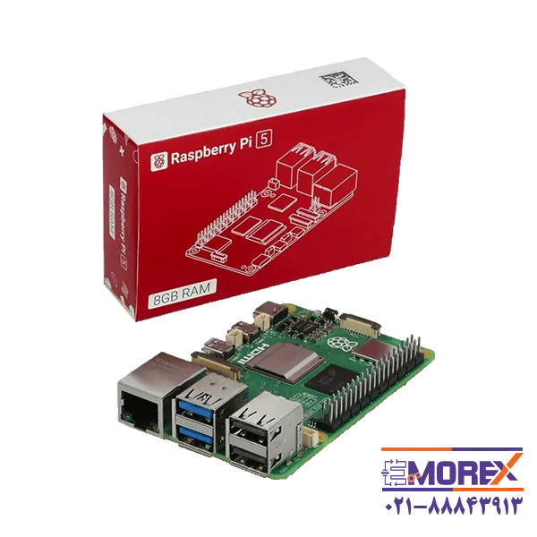 برد رزبری پای 5 تولید انگلستان با رم 8 گیگابایت | RASPBERRY PI5 With 8GB RAM