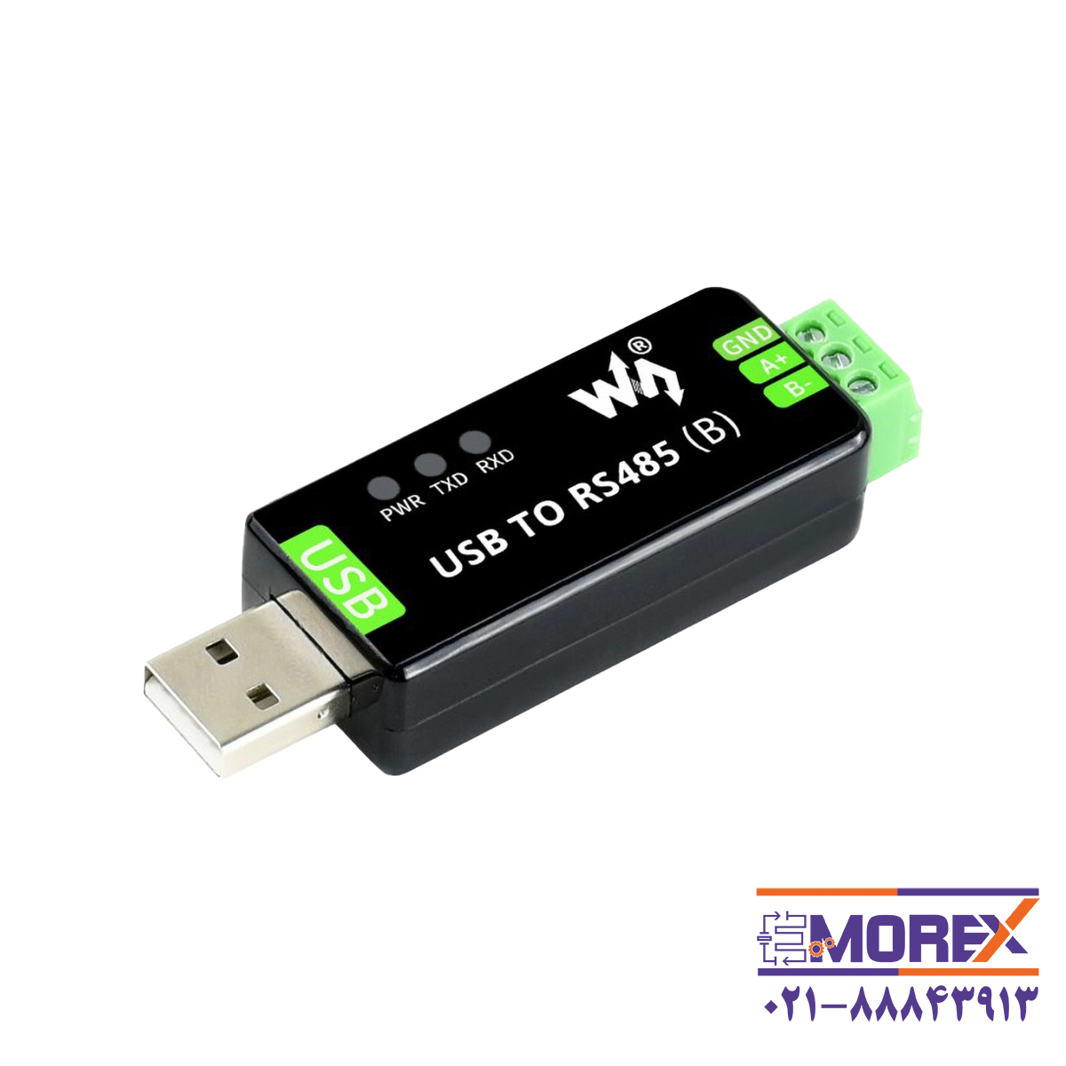 مبدل صنعتی USB به سریال ویوشیر | WAVESHARE مدل USB TO RS485 (B)