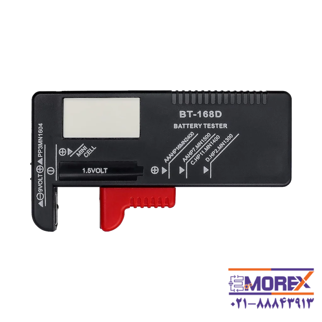 تستر باتری دیجیتال مدل BT-168D