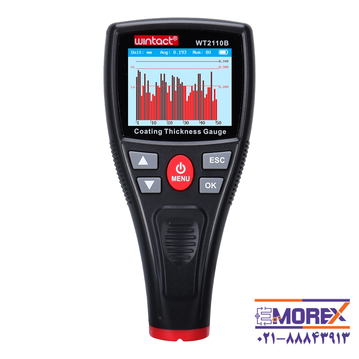 ضخامت سنج دیجیتالی وینتکت | WINTACT مدل WT2110B