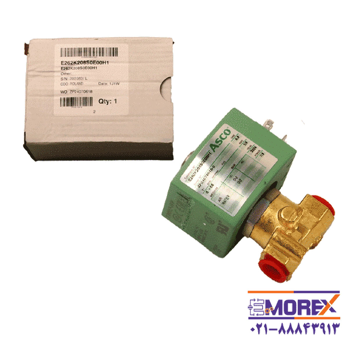 شیر برقی اسکو | ASCO مدل E262K208S0E00H1