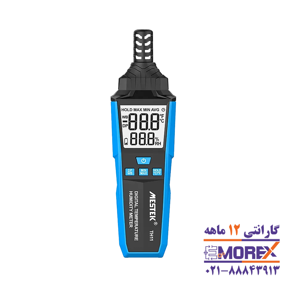 دماسنج و رطوبت سنج دیجیتالی مستک | MESTEK مدل TH11