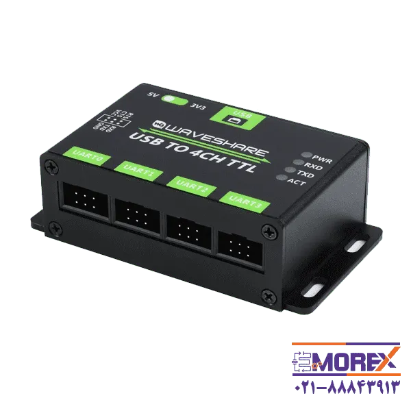 مبدل صنعتی ویوشیر مدل USB TO 4CH TTL