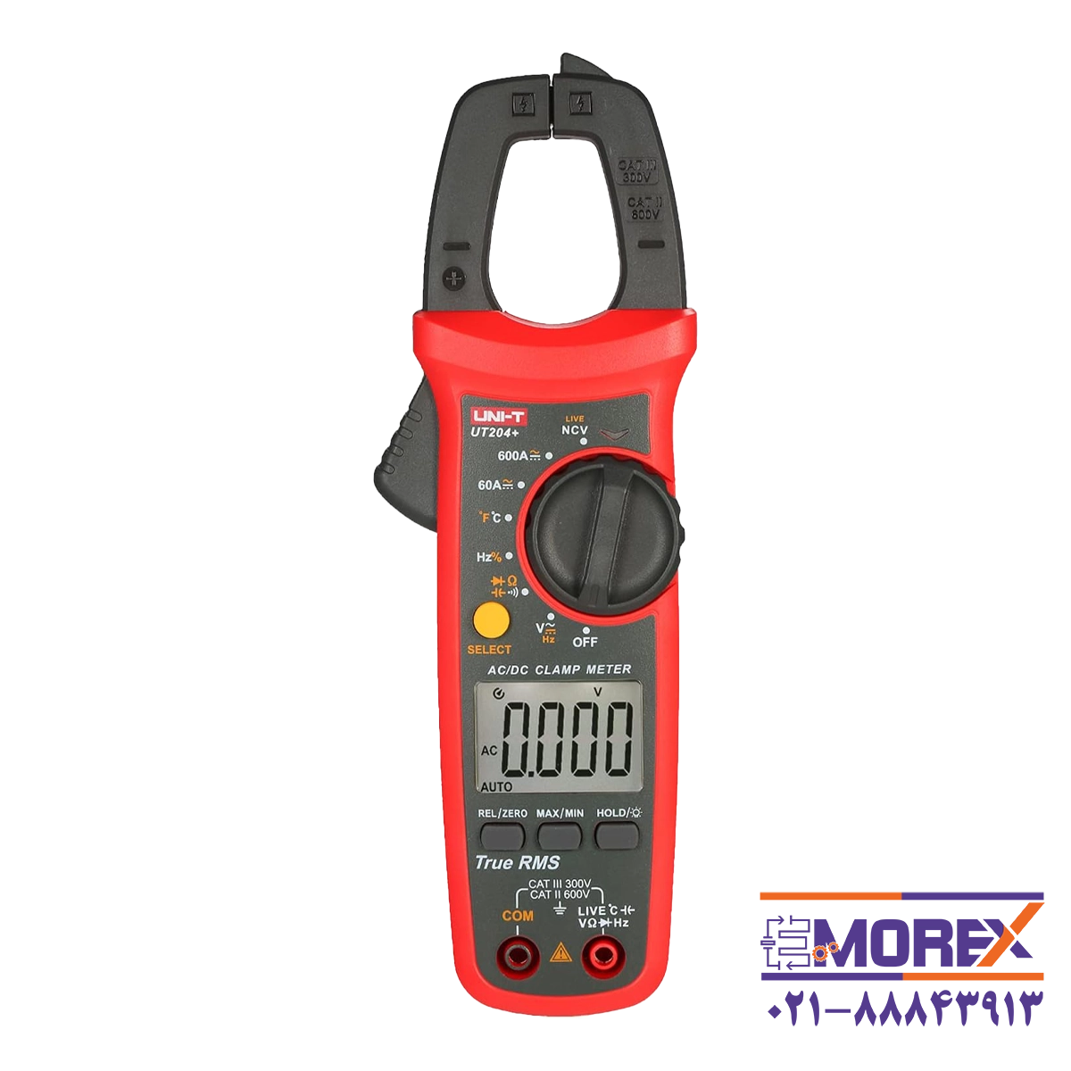 مولتی متر کلمپی یونی تی | UNI-T مدل UT204 PLUS