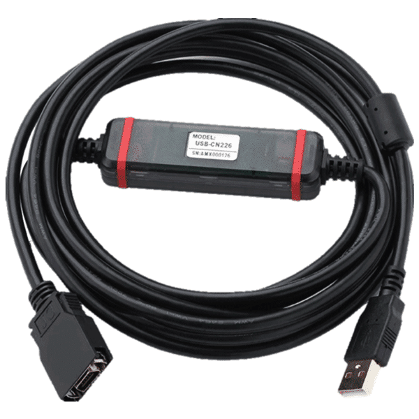 کابل پروگرام AMSAMOTION مدل Omron PLC کد USB-CN226