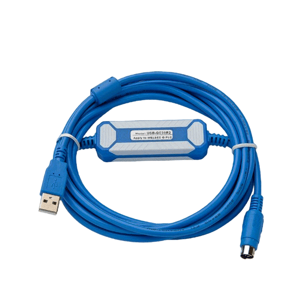 کابل پروگرام AMSAMOTION مدل Mitsubishi PLC کد USB-QC30R2