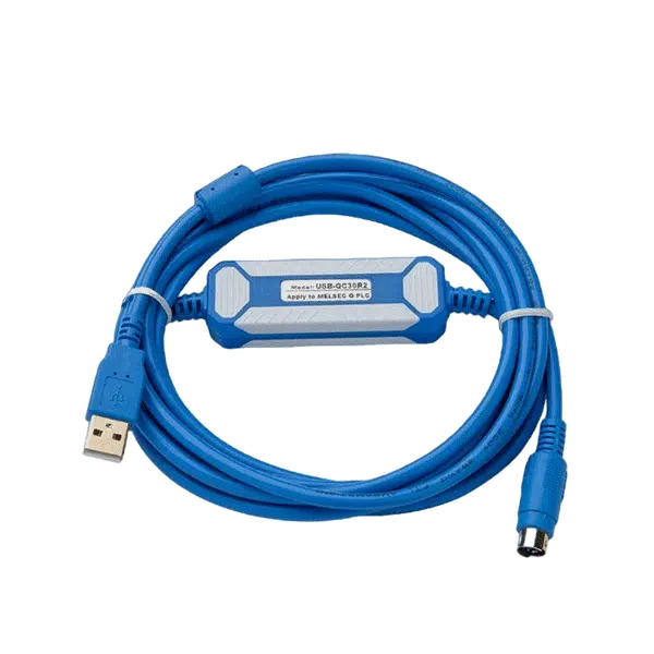کابل پروگرام AMSAMOTION مدل Mitsubishi PLC کد USB-QC30R2