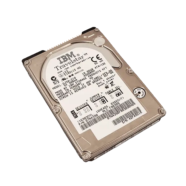 هارد اینترنال IBM مدل IDE 2.5 inch 10 GB