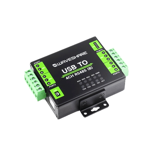 مبدل صنعتی USB به سریال ویوشیر مدل USB TO 4CH RS485 (B)