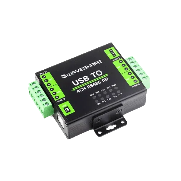 مبدل صنعتی USB به سریال ویوشیر مدل USB TO 4CH RS485 (B)