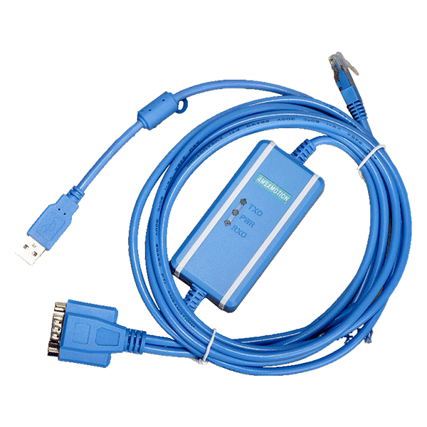 کابل پروگرام AMSAMOTION مدل Allen Bradley PLC کد USB-1747-UIC