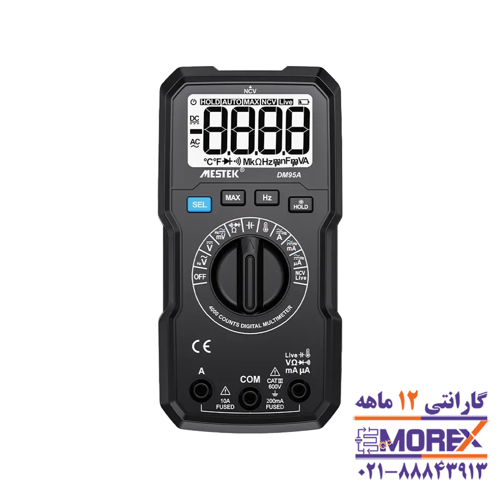 مولتی متر دیجیتالی مستک | MESTEK مدل DM95A