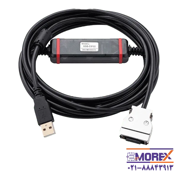 کابل پروگرام AMSAMOTION مدل Omron PLC کد USB-CIF02