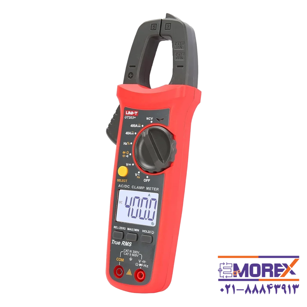 مولتی متر کلمپی یونی تی | UNI-T مدل UT203 PLUS