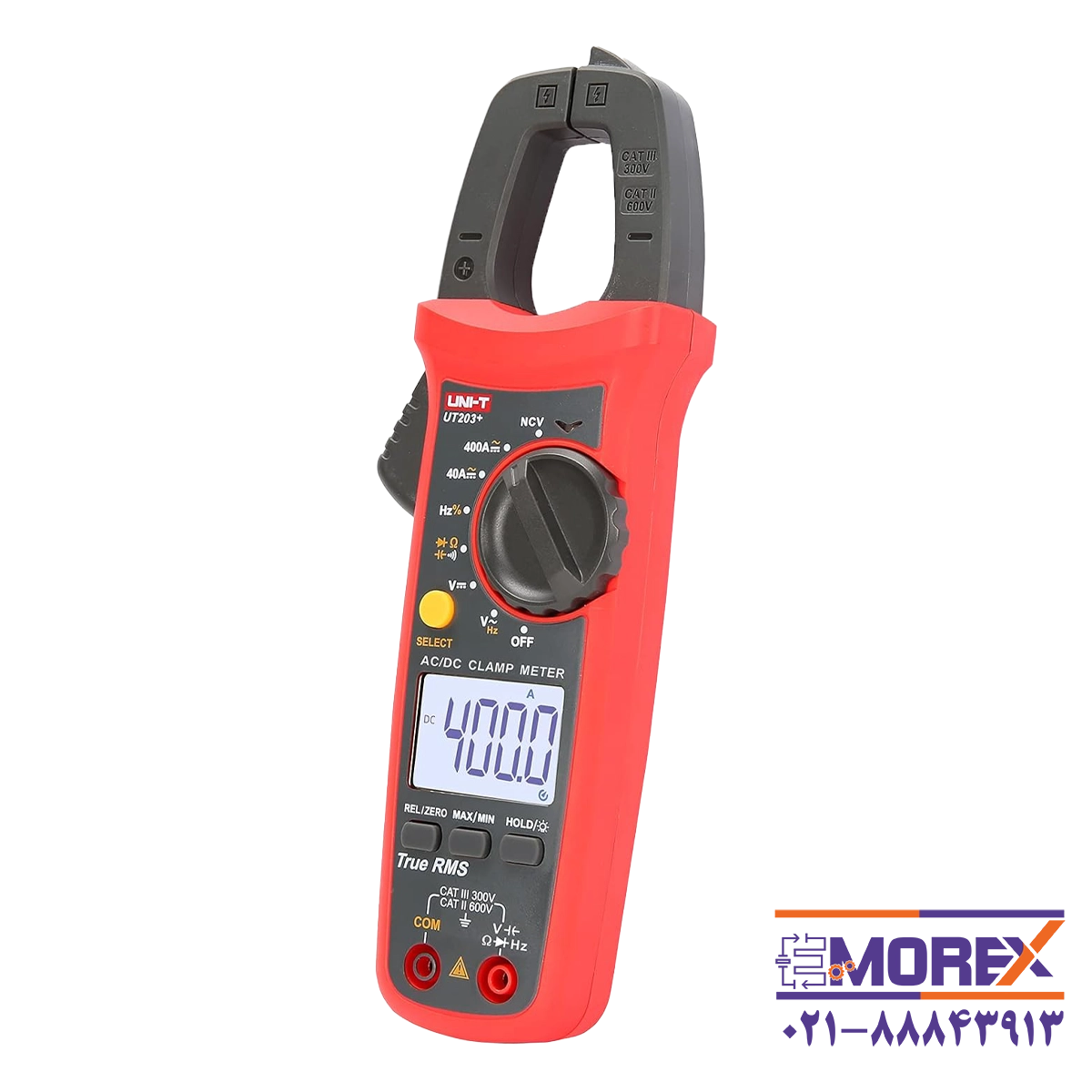 مولتی متر کلمپی یونی تی | UNI-T مدل UT203 PLUS