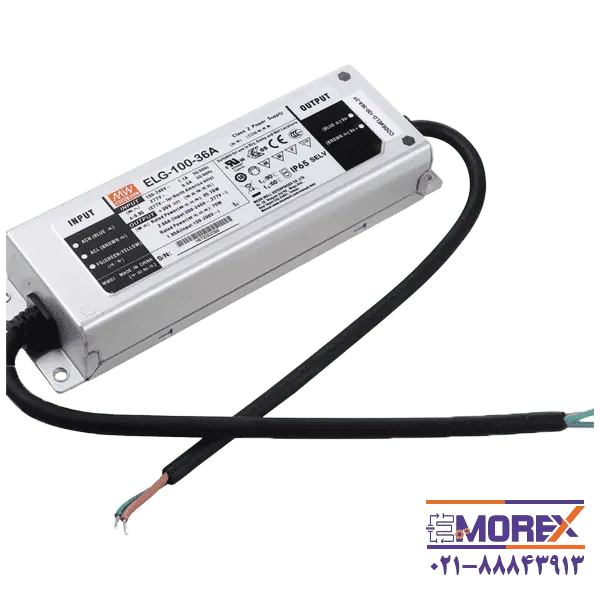 منبع تغذیه درایور 36 ولت مینول | MEAN WELL مدل ELG-100-36A