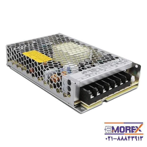 منبع تغذیه 24 ولت 6.5 آمپر مینول | MEAN WELL مدل LRS-150-24