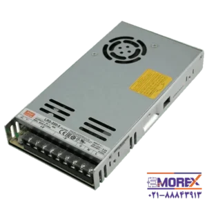 منبع تغذیه 5 ولت 60 آمپر مینول | MEAN WELL مدل LRS-350-5