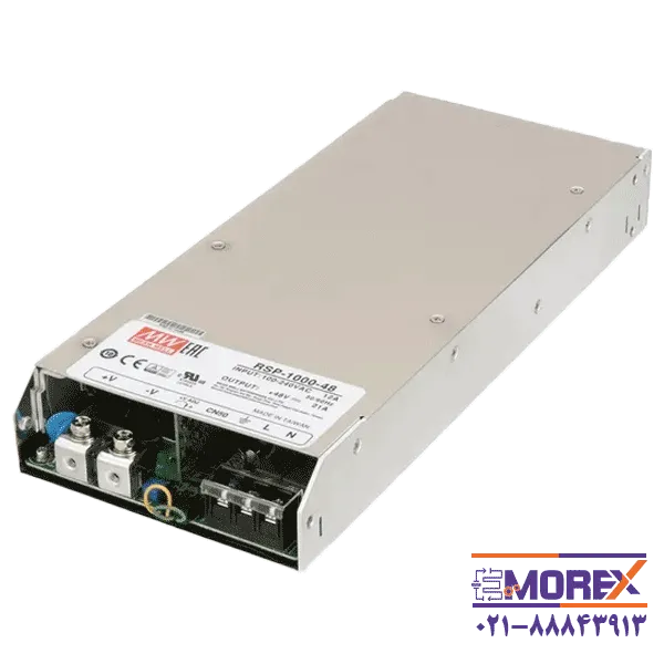 منبع تغذیه 48 ولت 21 آمپر مینول | MEAN WELL مدل RSP-1000-48