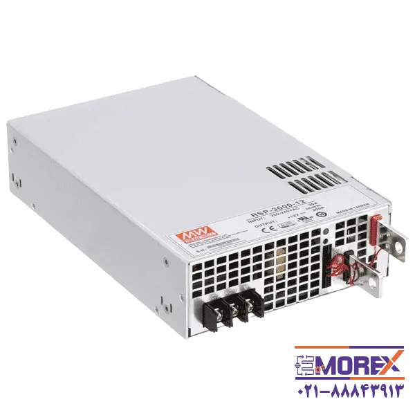 منبع تغذیه 12 ولت 200 آمپر مینول | MEAN WELL مدل RSP-3000-12