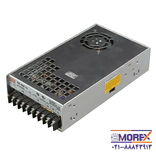منبع تغذیه 12 ولت 37.5 آمپر مینول | MEAN WELL مدل SE-450-12