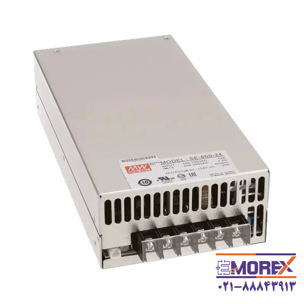 منبع تغذیه مینول | MEAN WELL مدل SE-600-24