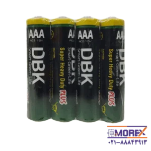 باتری DBK سایز AAA کد Super Heavy Duty Plus بسته 4 عددی