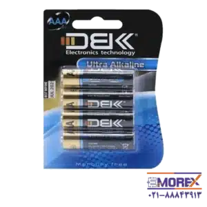 باتری DBK سایز AAA کد Ultra Alkaline بسته 4 عددی
