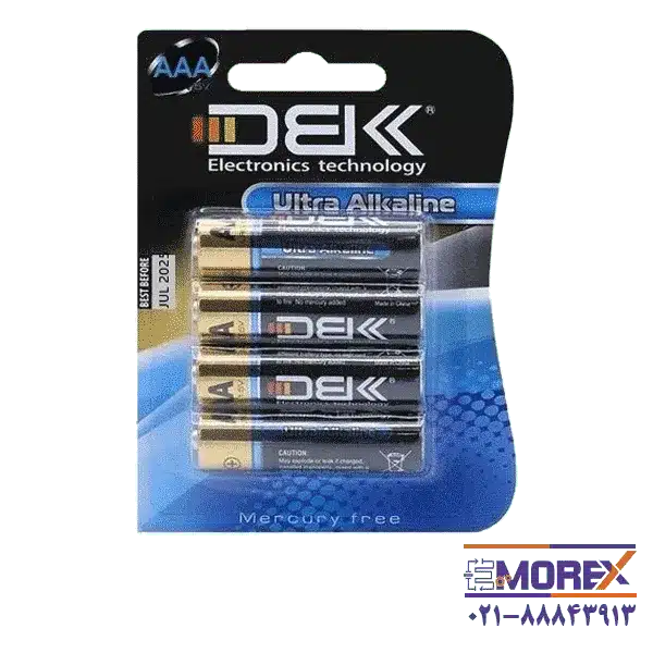 باتری DBK سایز AAA کد Ultra Alkaline بسته 4 عددی