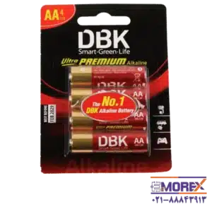 باتری DBK سایز AA کد Ultra PREMIUM Alkaline بسته 4 عددی
