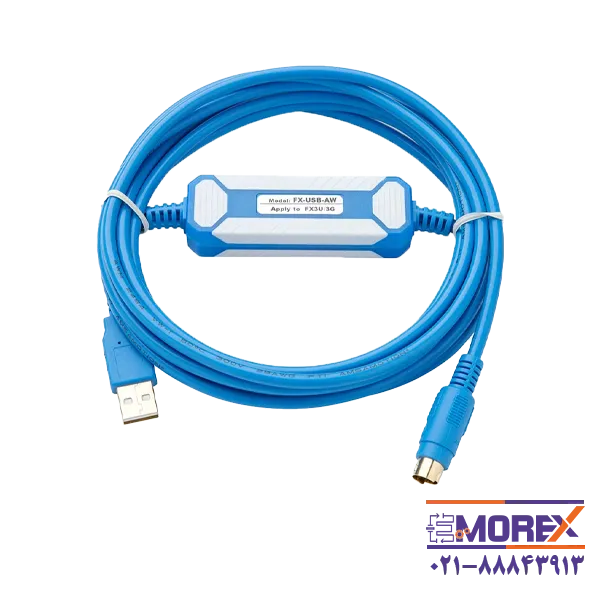 کابل پروگرام آمساموشن | AMSAMOTION مدل Mitsubishi PLC کد FX-USB-AW