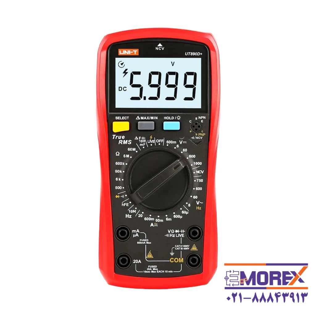 مولتی متر دیجیتال یونی تی | UNI-T مدل UT890D+