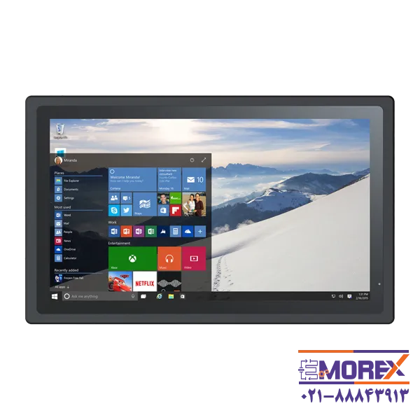 مانیتور لمسی صنعتی خازنی سایز 21.5 اینچی مدل TRC215 با رزولوشن 1920*1080