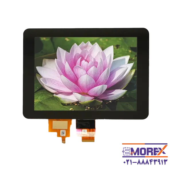 مانیتور لمسی صنعتی خازنی سایز 8 اینچی مدل TZC801 با رزولوشن 1024*768