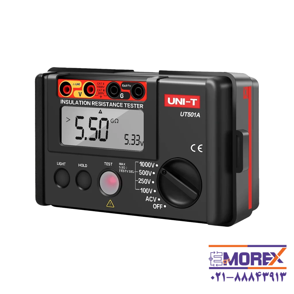 میگر (تستر مقاومت عایق) یونی تی | UNI-T مدل UT501A