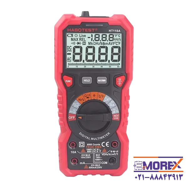 مولتی متر دیجیتال هابوتست | HABOTEST مدل HT118A