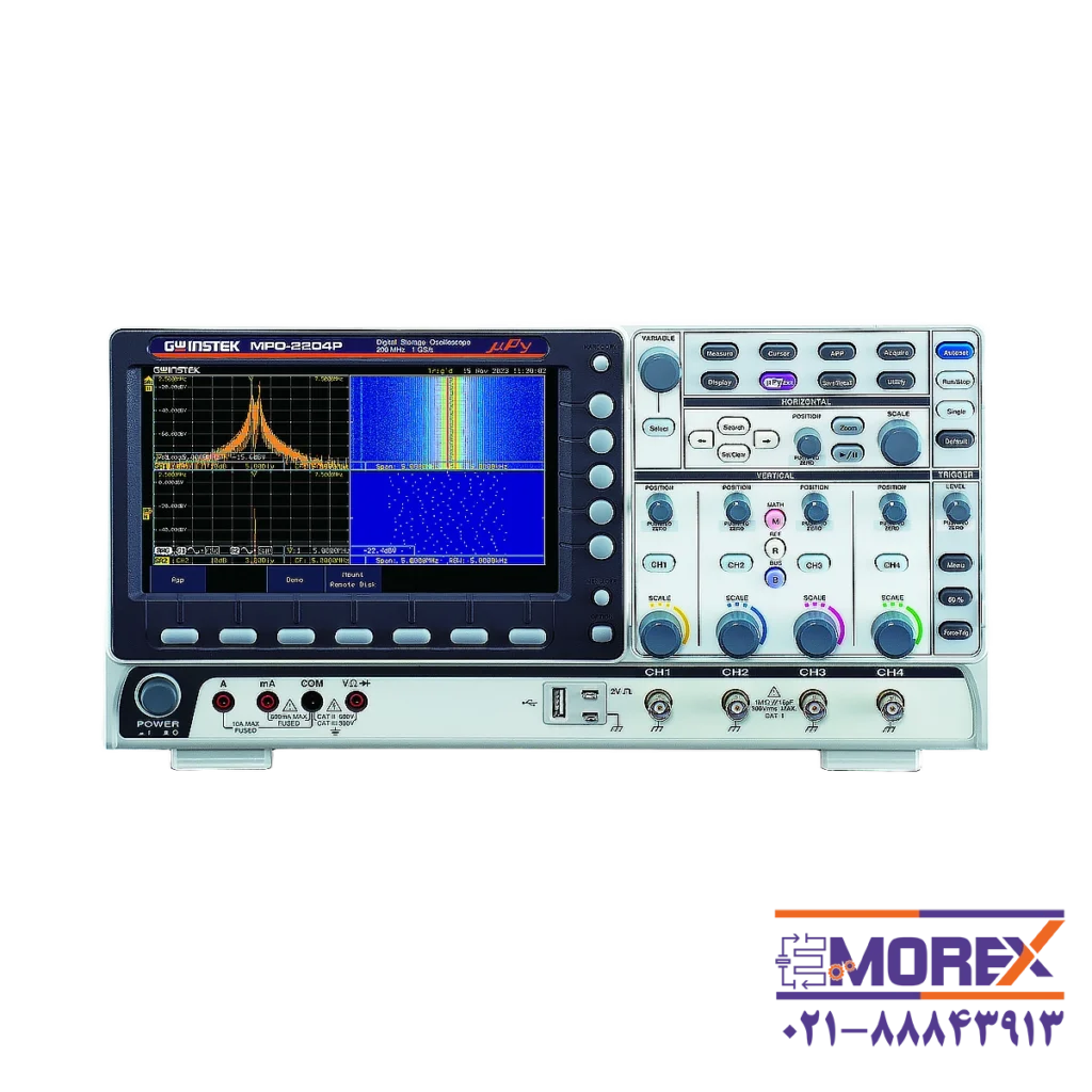 اسیلوسکوپ قابل برنامه ریزی چند منظوره جی دبلیو اینستک | GW INSTEK مدل MPO-2204P