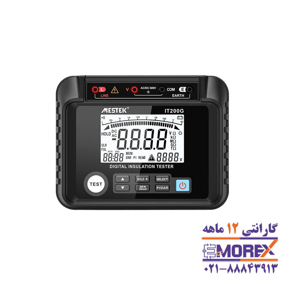 میگر (تستر مقاومت عایق) مستک | MESTEK مدل IT200G
