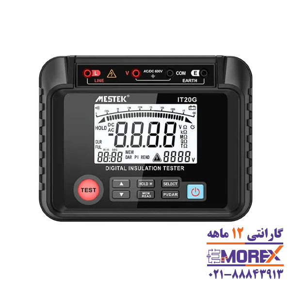 میگر (تستر مقاومت عایق) مستک | MESTEK مدل IT20G